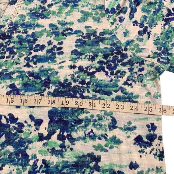 Chico's Top Women's Size 4 (2x) Vintage Texture Notch Neck Tunic 3/4 Sleeve NWT - Picture 6 of 7